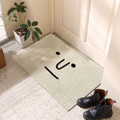 Smile Front Door Carpet Outdoor Carpet